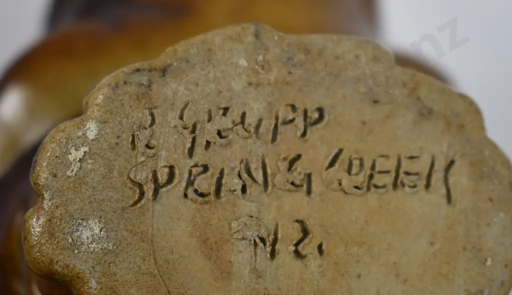 GRUPP SPRING CREEK STUDIO POTTERY ELEPHANT Image 1++