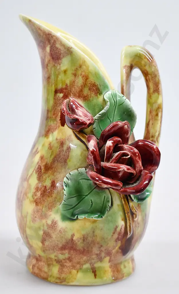 COLONIAL POTTERY JUG & VASE Image 1++