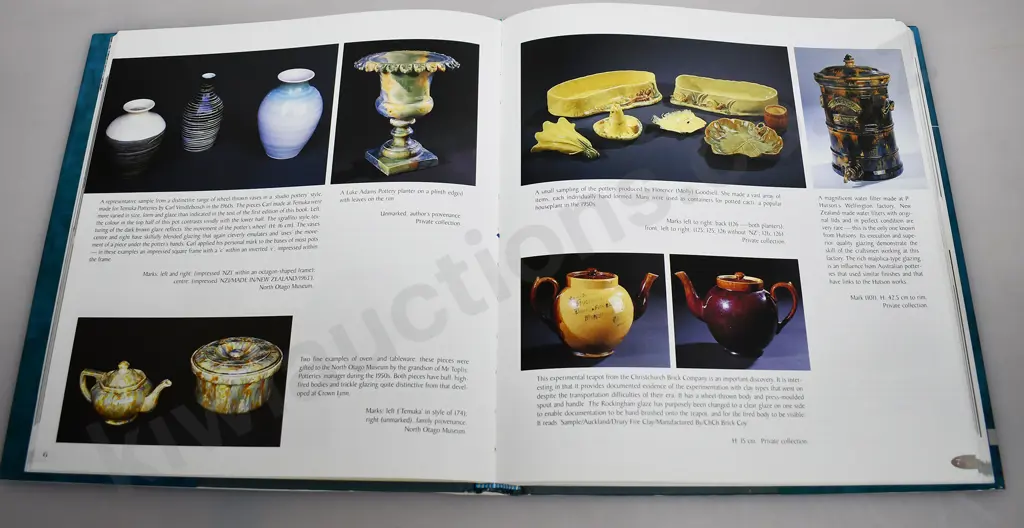 NEW ZEALAND POTTERY COMMERCIAL AND COLLECTABLE GAIL HENRY BOOK Image 1++