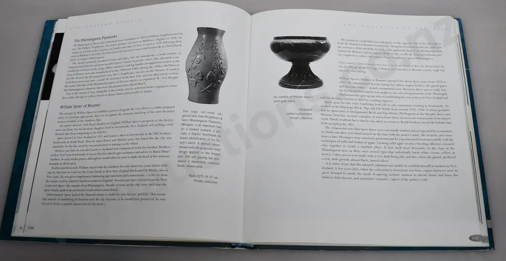 NEW ZEALAND POTTERY COMMERCIAL AND COLLECTABLE GAIL HENRY BOOK Image 1++