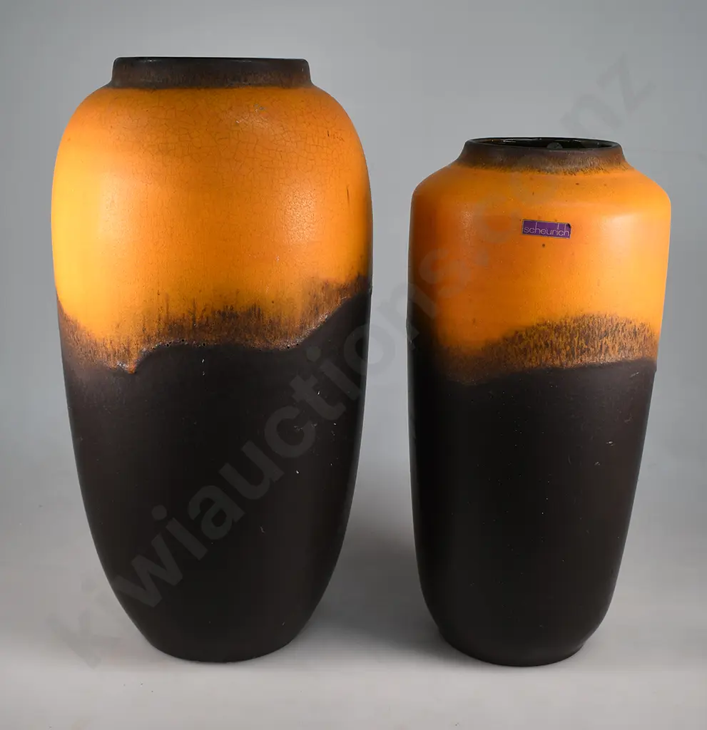 WEST GERMAN POTTERY FLOOR VASES Image 1++