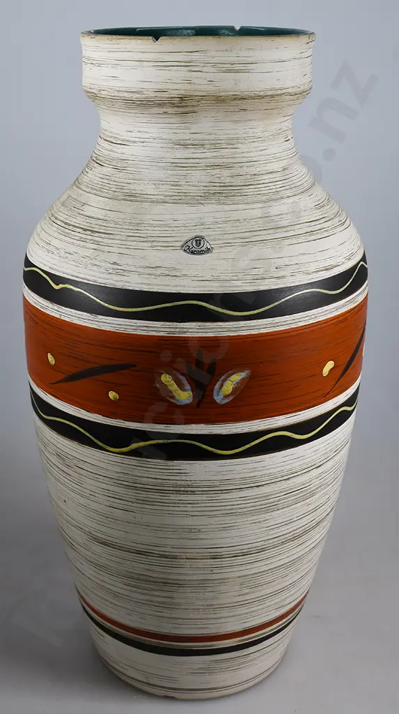 WEST GERMAN POTTERY FLOOR VASE/LAMP BASE Image 1++