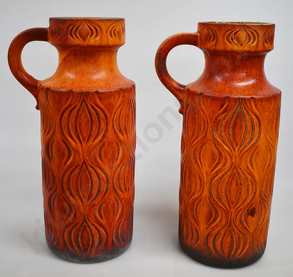 WEST GERMAN POTTERY FLOOR VASES Image 1++