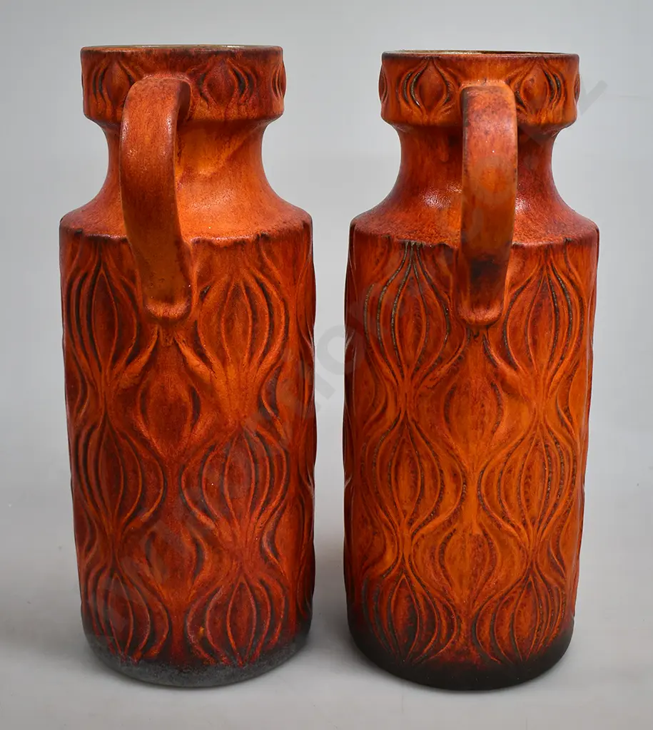 WEST GERMAN POTTERY FLOOR VASES Image 1++