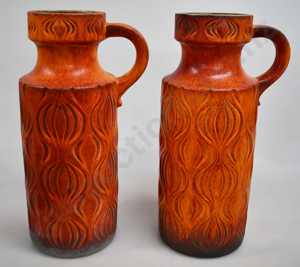 WEST GERMAN POTTERY FLOOR VASES Image 1++