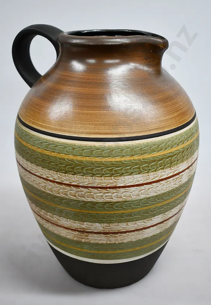 WEST GERMAN POTTERY FLOOR JUG VASE Image 1++