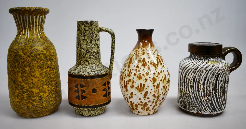 WEST GERMAN POTTERY VASES Image 1++