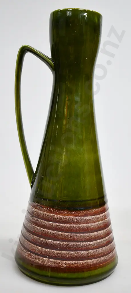 WEST GERMAN POTTERY HANDLED VASES Image 1++