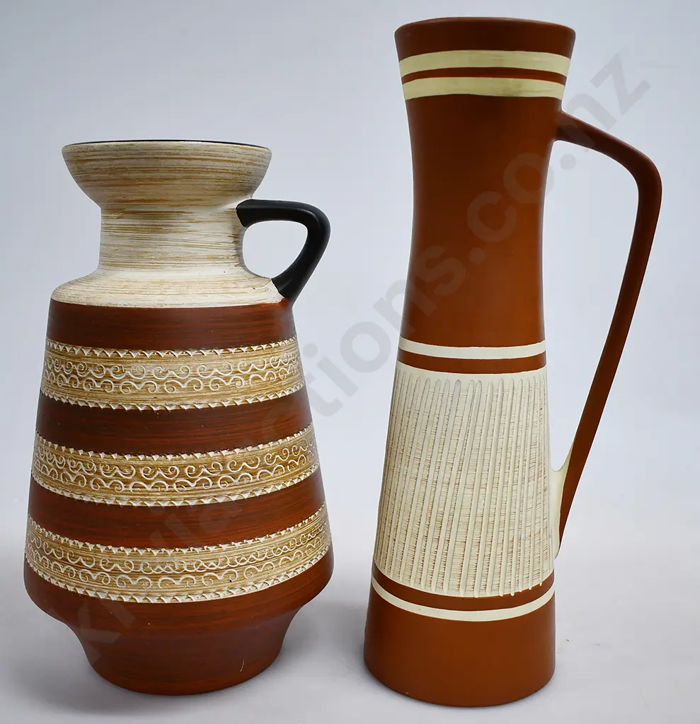 WEST GERMAN POTTERY VASES Image 1++
