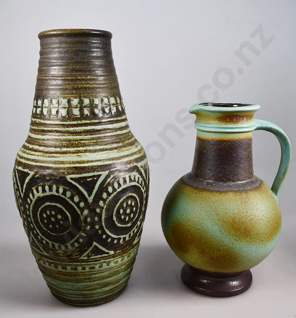 WEST GERMAN POTTERY VASES Image 1++