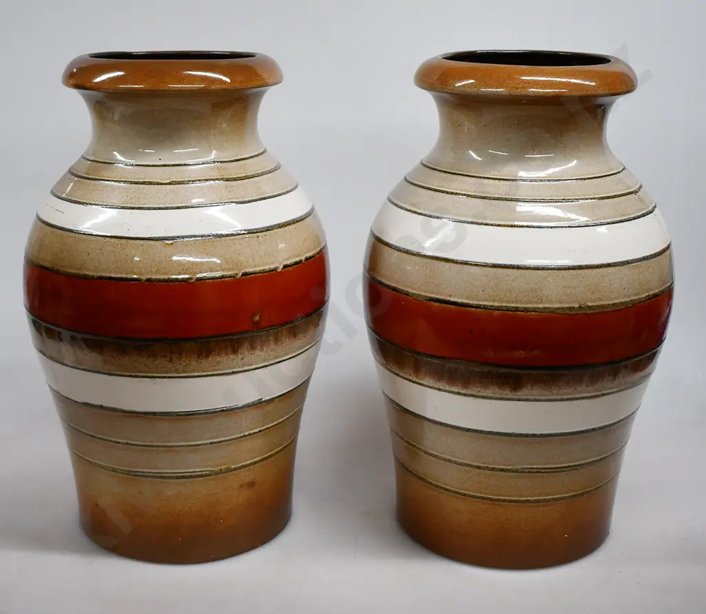 WEST GERMAN POTTERY FLOOR VASES Image 1++