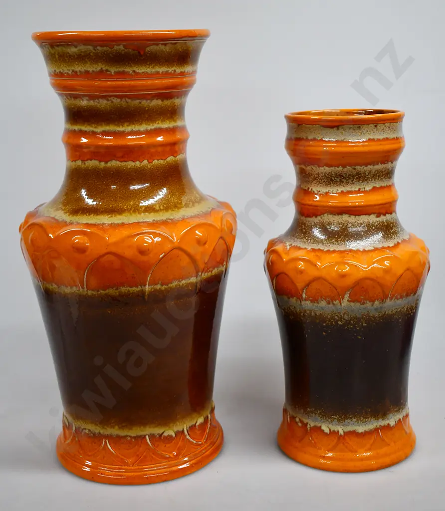 WEST GERMAN POTTERY FLOOR VASES Image 1++