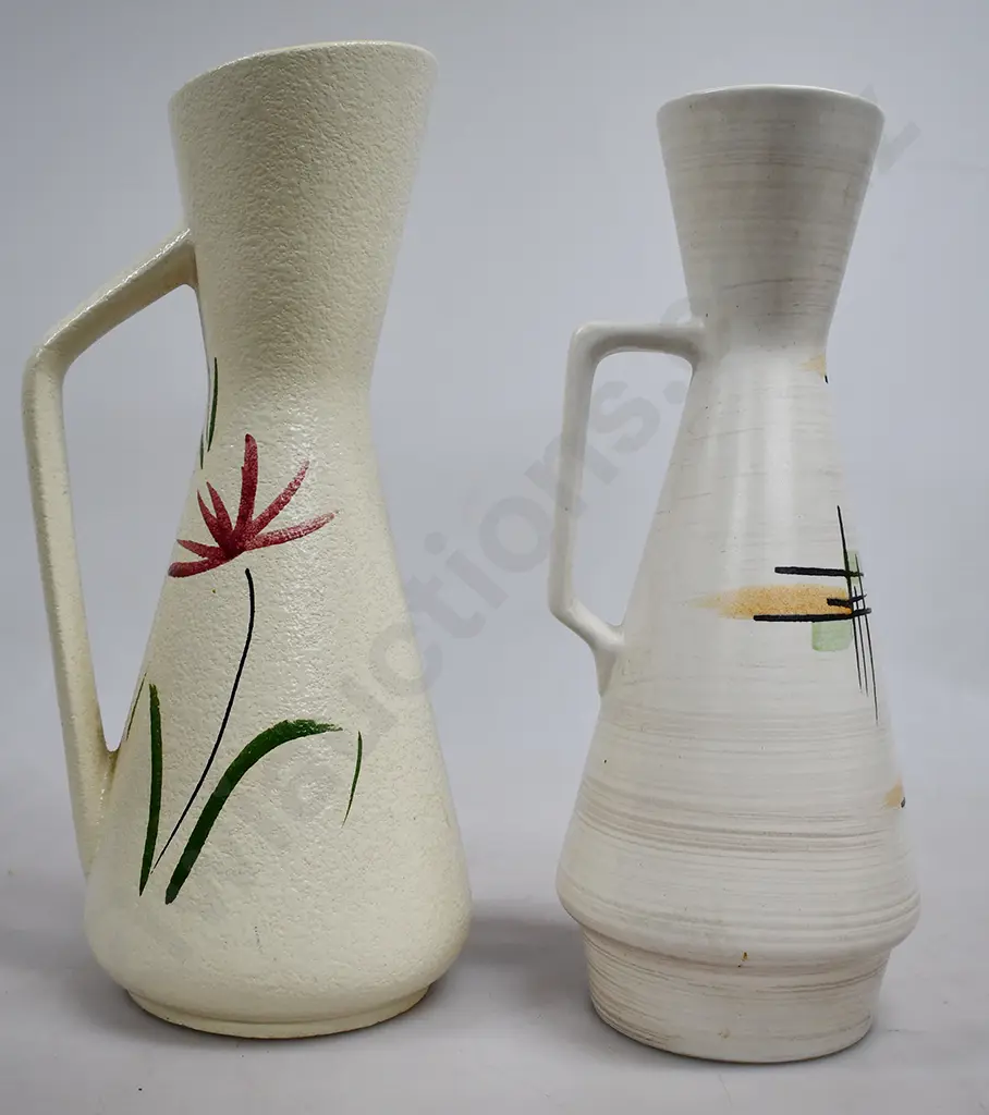 WEST GERMAN POTTERY JUG VASES Image 1++