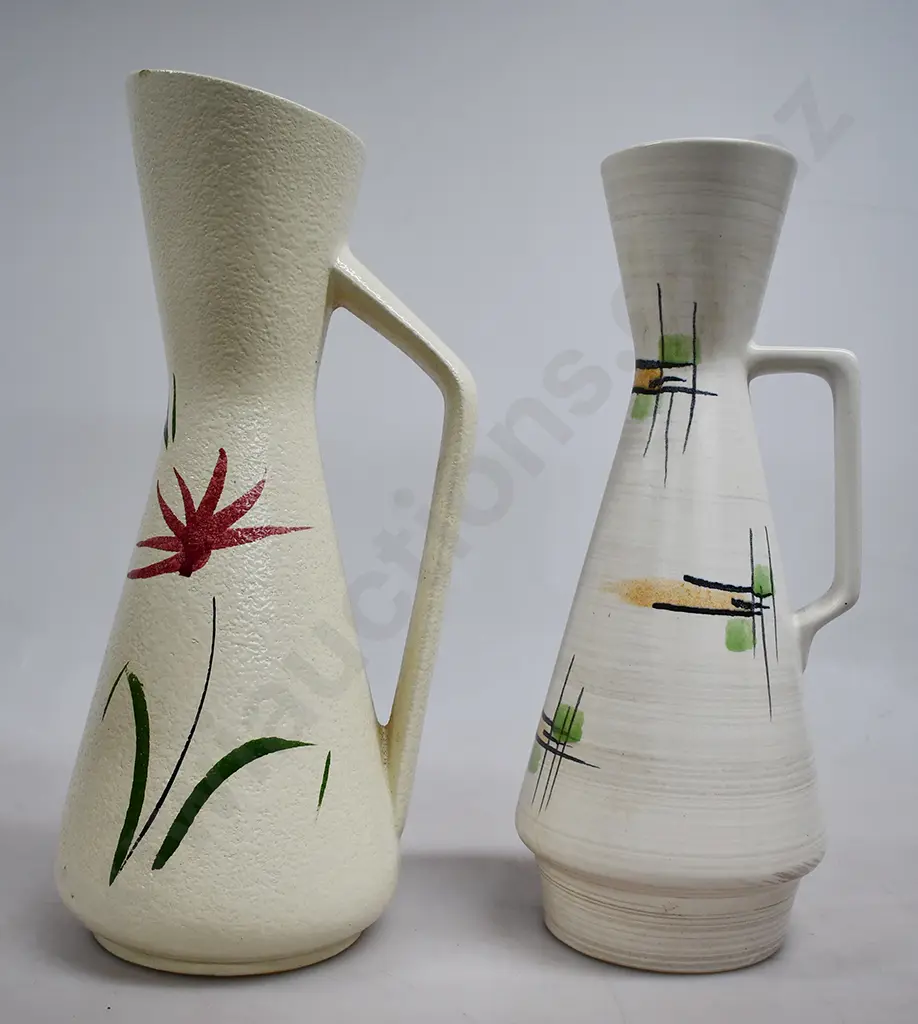 WEST GERMAN POTTERY JUG VASES Image 1++