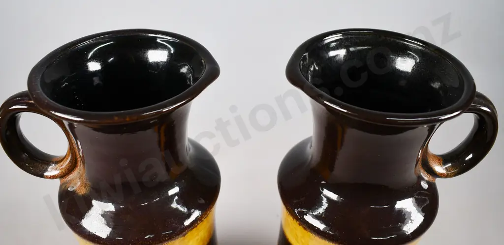WEST GERMAN POTTERY JUG VASES Image 1++
