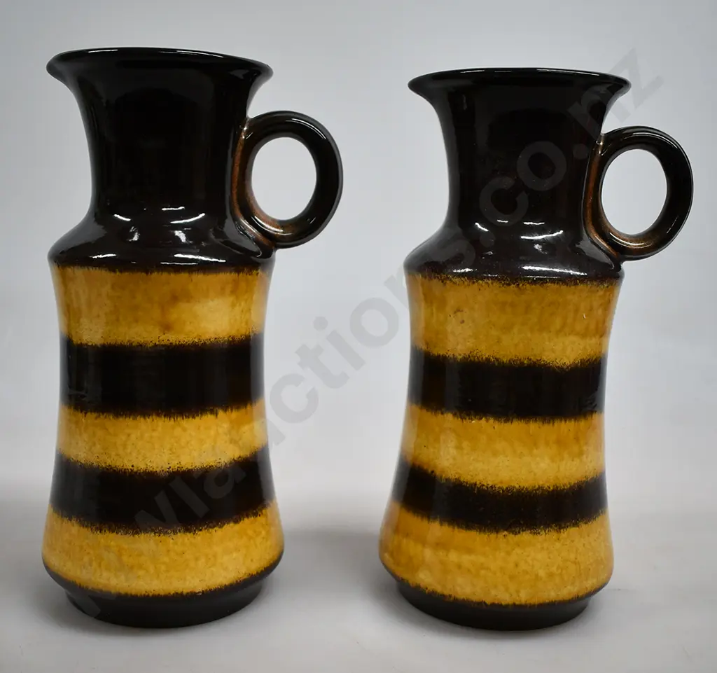 WEST GERMAN POTTERY JUG VASES Image 1++