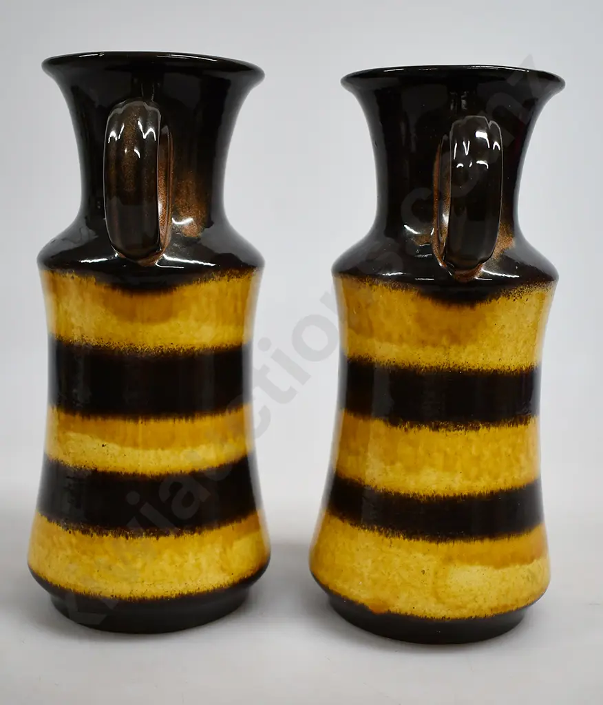 WEST GERMAN POTTERY JUG VASES Image 1++