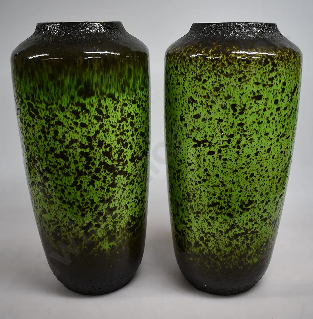 WEST GERMAN POTTERY FLOOR VASES Image 1++