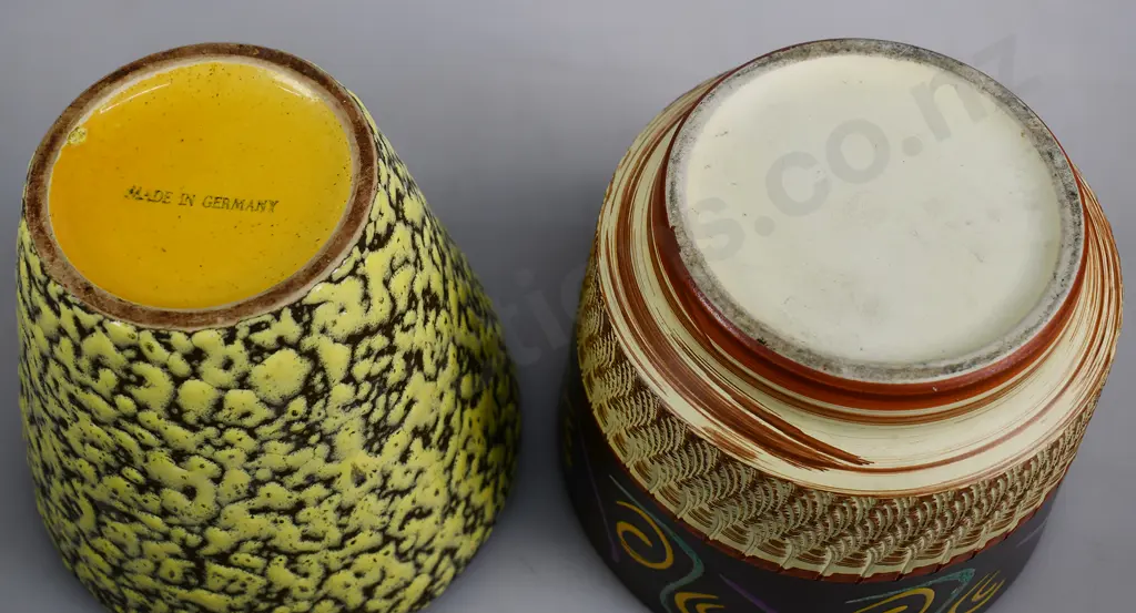 WEST GERMAN POTTERY PLANTER STYLE VASES Image 1++