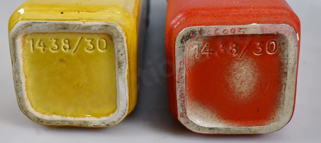 WEST GERMAN POTTERY VASES Image 1++