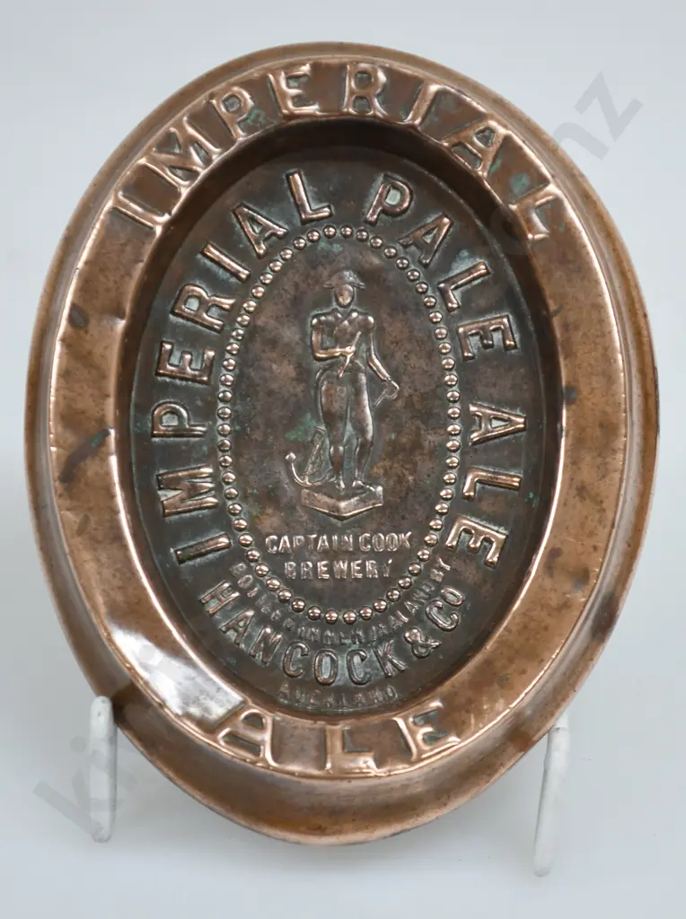 HANCOCK IMPERIAL ALE COPPER TRAY Image 1++