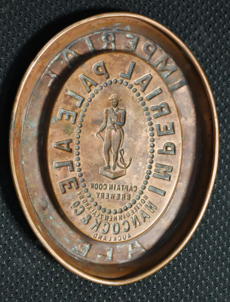 HANCOCK IMPERIAL ALE COPPER TRAY Image 1++