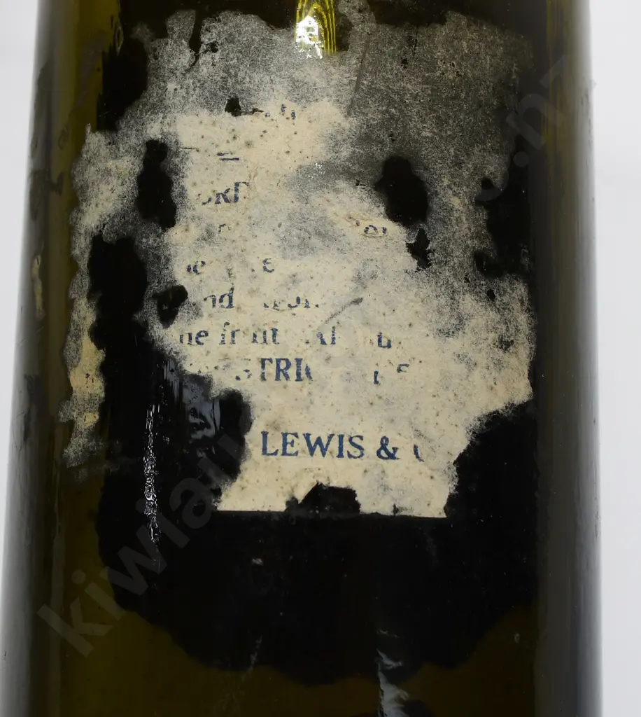 THOMSON LEWIS LABELLED GINGER WINE Image 1++