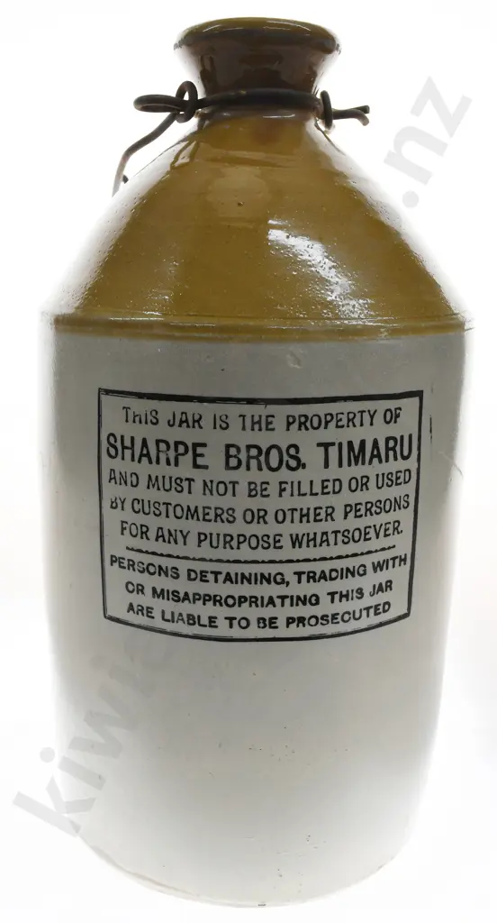 SHARPE BROS TIMARU JAR Image 1++