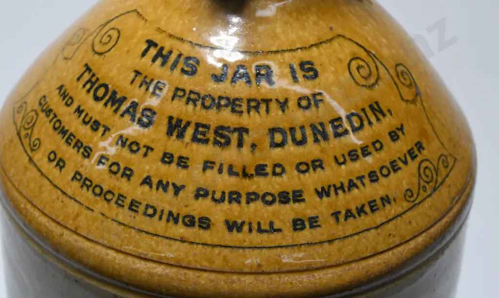 WEST DUNEDIN STONE JAR Image 1++