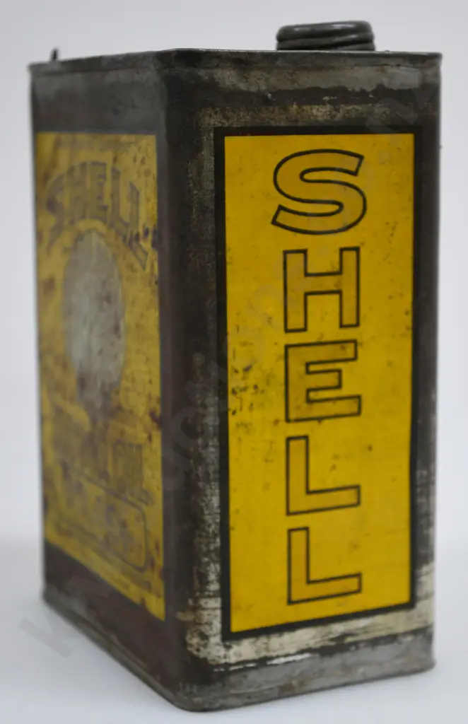 SHELL MOTOR OIL TIN Image 1++