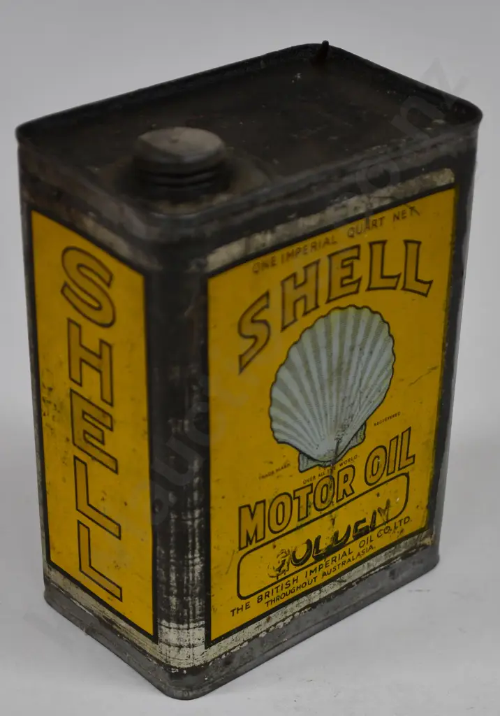 SHELL MOTOR OIL TIN Image 1++