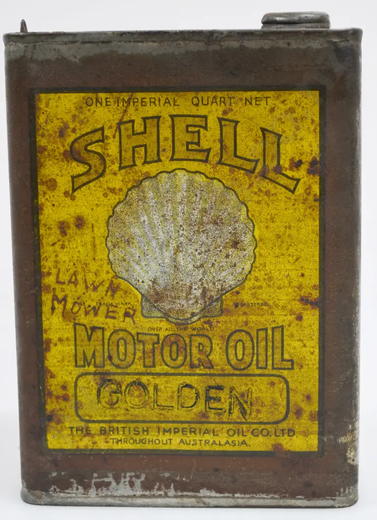 SHELL MOTOR OIL TIN Image 1++