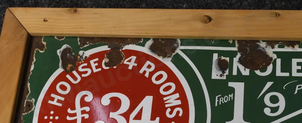 SCOULLAR & CHISHOLM ENAMEL SIGN Image 1++