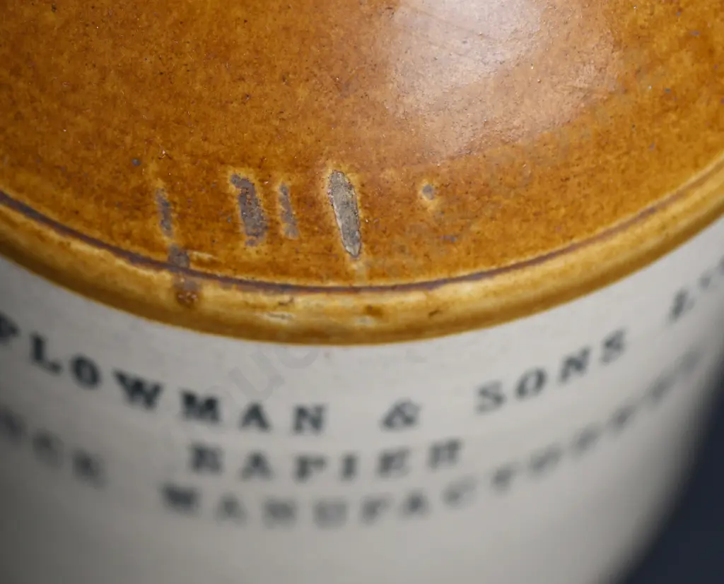PLOWMAN SAUCE JAR Image 1++
