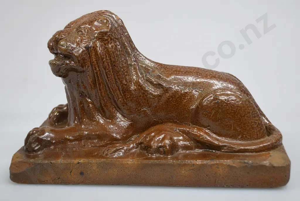 EARLY SALT GLAZED LION Image 1++