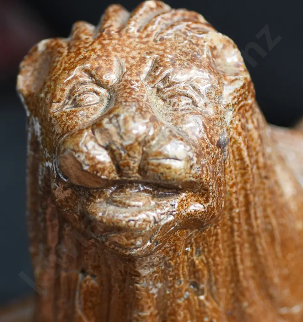 EARLY SALT GLAZED LION Image 1++
