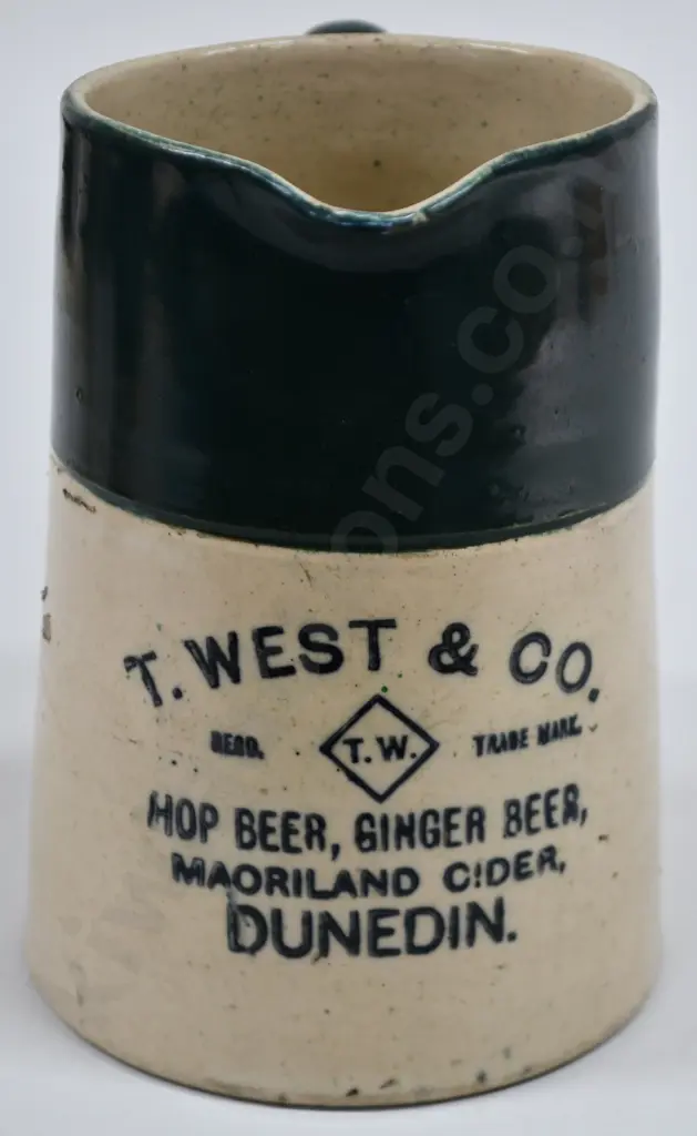 WEST DUNEDIN ADVERTISING JUG Image 1++