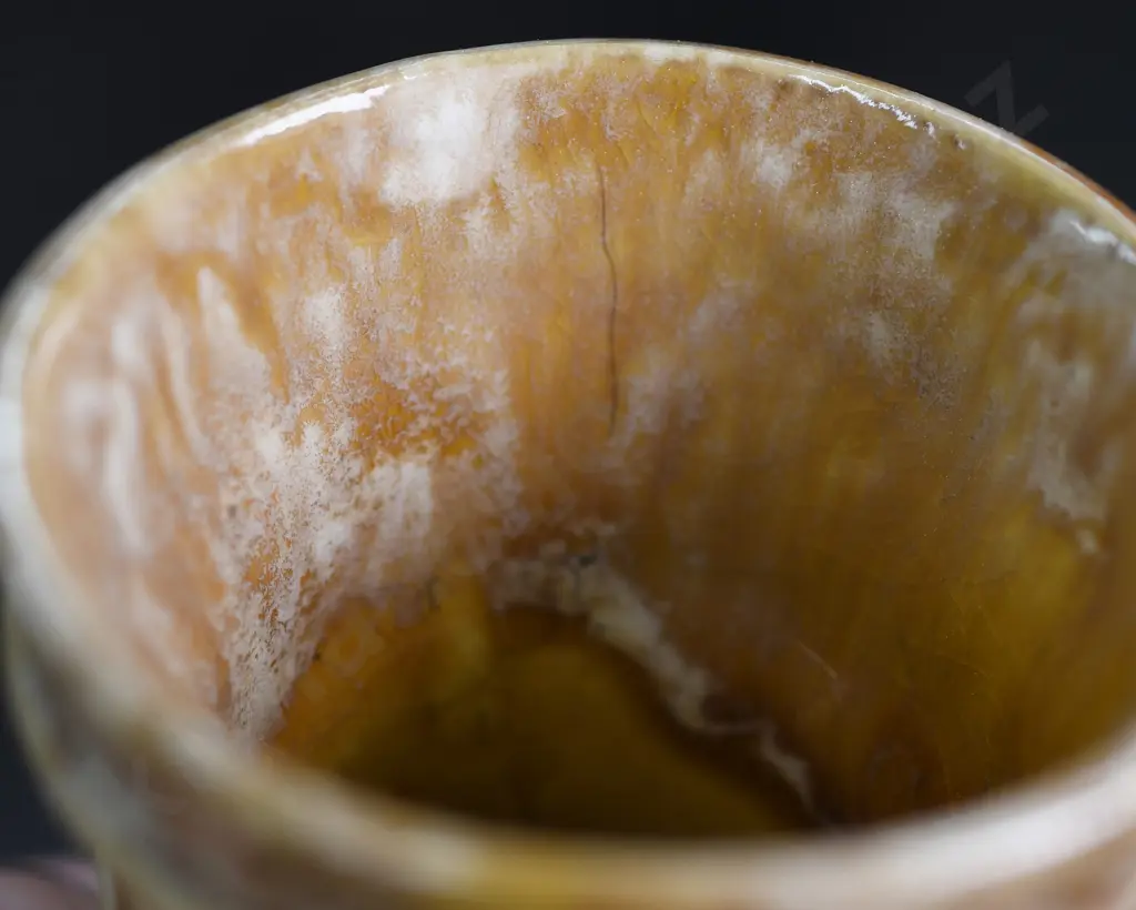 CROWN LYNN TRICKLE GLAZE VASE Image 1++