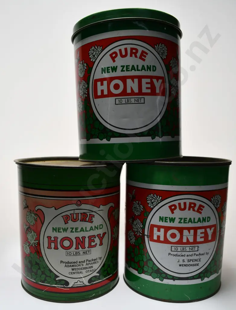 NZ HONEY TINS Image 1++