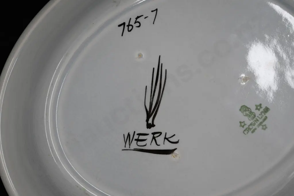 FRANK CARPAY CROWN LYNN PLATTER Image 1++