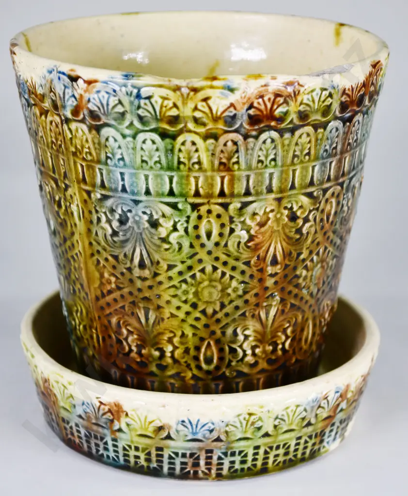 WOODNORTH POTTERY PLANTER Image 1++