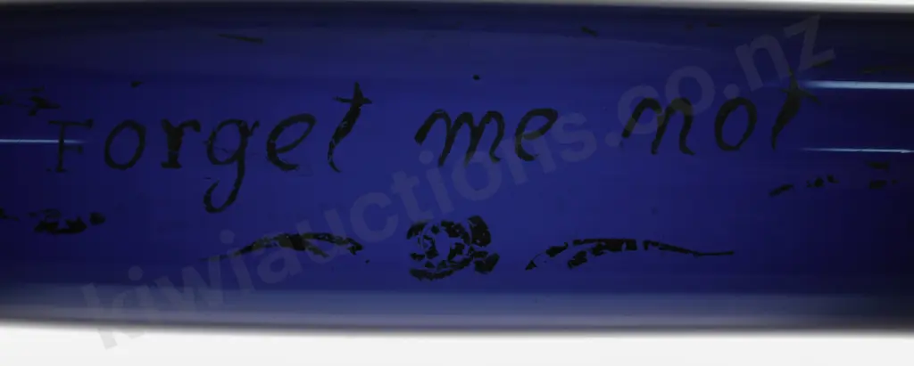 COBALT GLASS ROLLING PIN Image 1++