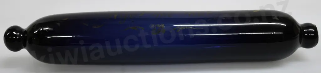 COBALT GLASS ROLLING PIN Image 1++