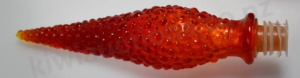 ORANGE HOBNAIL GENIE BOTTLE Image 1++