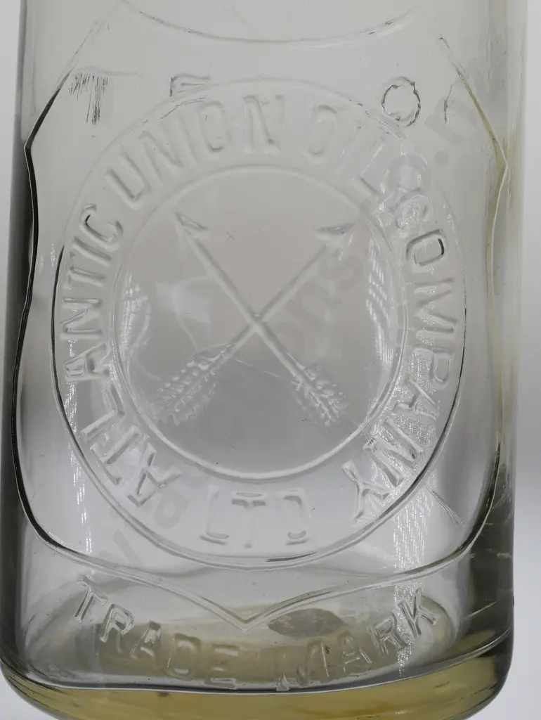 ATLANTIC UNION OIL BOTTLE Image 1++