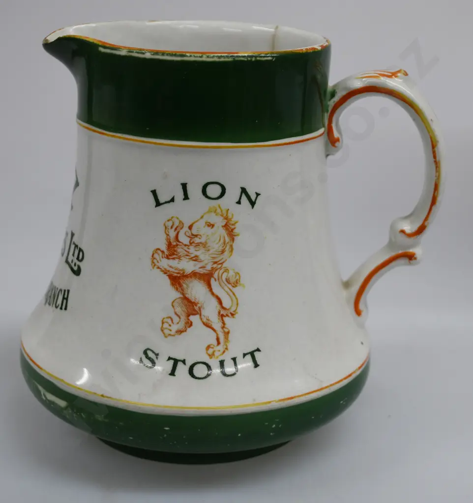 LION BREWERY AUCKLAND ADVERTISING WATER JUG Image 1++
