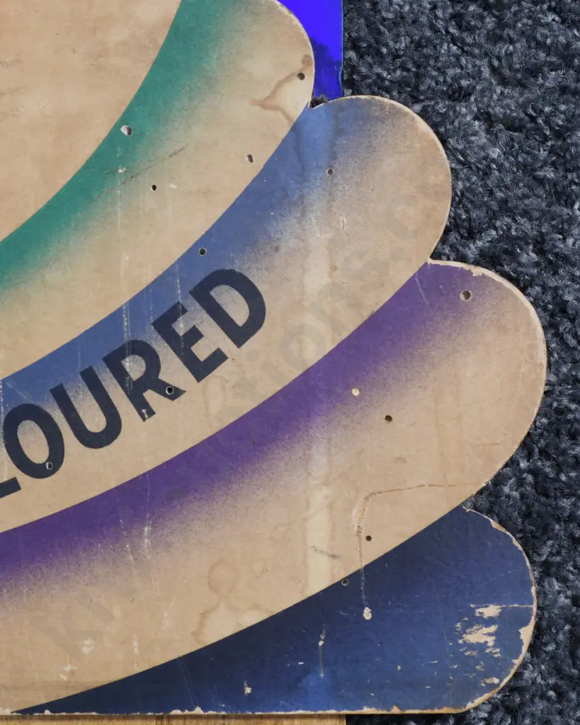 SWANN INK WOODEN ADVERTISING SIGN Image 1++