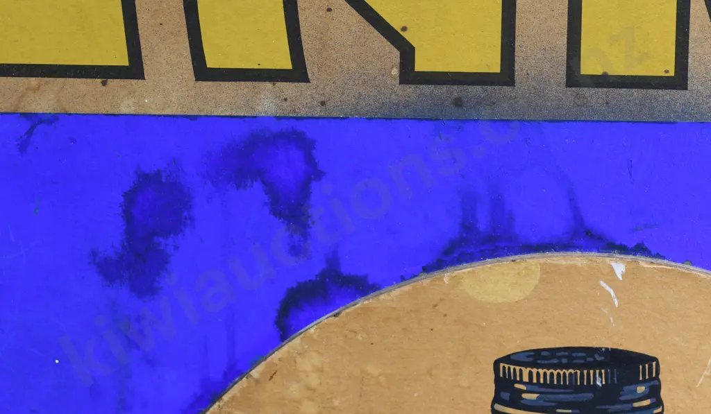 SWANN INK WOODEN ADVERTISING SIGN Image 1++