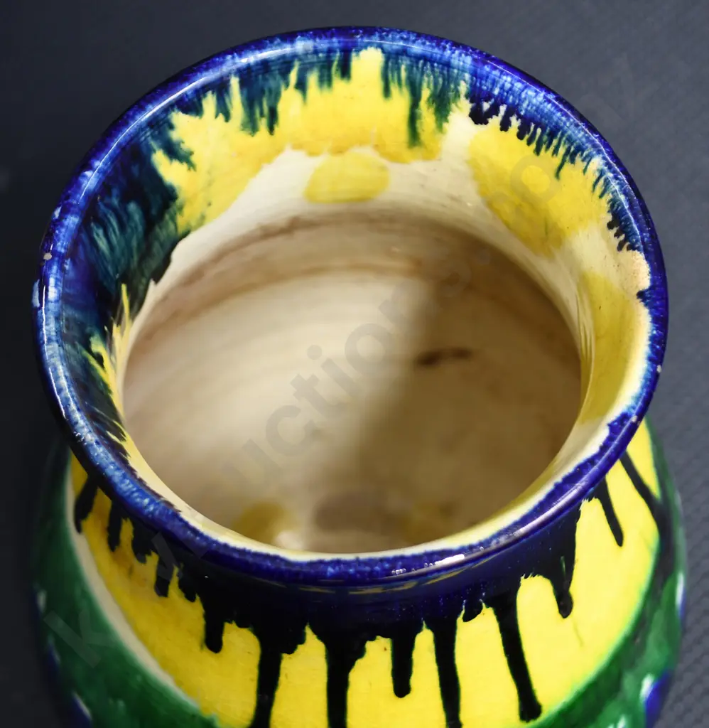 RANCICH AUCKLAND TRICKLE GLAZE VASE Image 1++