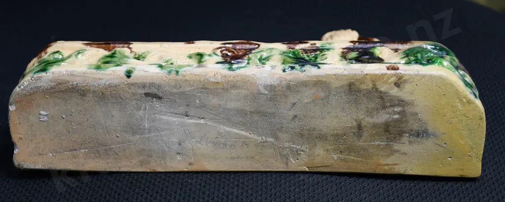 LUKE ADAMS MAJOLICA MANTLE DOGS Image 1++